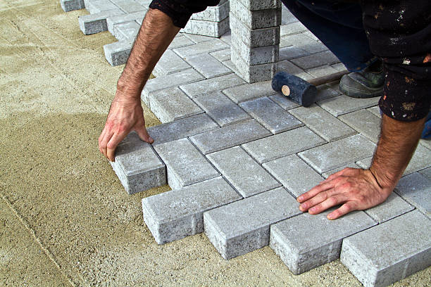 Residential Paver Driveway in Conning Towers Nautilus Park, CT